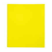 Pen + Gear 3-Prong Paper Folder, Solid Yellow Color, Letter Size