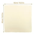 thumbnail image 2 of DEEPCRAFF 4Pcs Washable Cotton Linen Table Napkins Beige Multi Use Napkins for Kitchen and Dining, 2 of 6