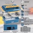 thumbnail image 2 of Green Car Electric Lunch Box 3 In 1 Portable Food Warmer Insulated Lunch Box, 2 of 4