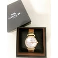thumbnail image 2 of Coach by Coach Women's 36mm Gold Band White Dial Perry Wristwatch, White & Gold, (14503578), 2 of 7