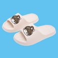 thumbnail image 2 of Womens Cute Cartoon Slide Sandals EVA Non-Slip Thick Sole Outdoor Indoor White Slip On Summer Shoes,Size 8.5-10, 2 of 6