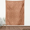 thumbnail image 4 of Ambesonne Retro Fabric by the Yard Upholstery, Grungy Triangles Stripes Art, 3 Yards, Burnt Sienna Redbrown, 4 of 5