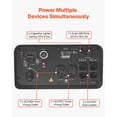 thumbnail image 5 of VEVOR Inverter Generator, 10000W Peak Watt 6800W Operating Watt,Quiet Inverter Generator, Remote Start Inverters Generators for Home Outdoor, Gas Powered, Stable Power, CO Sensor, RV Ready 1A &2.1A O, 5 of 9