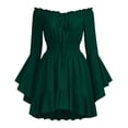 thumbnail image 3 of Renaissance Dress for Women Plus Size Victorian Dresses mini Vintage Medieval Corset Dress Halloween Costumes, 3 of 3