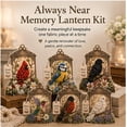 thumbnail image 4 of Always Near 3D Fabric Poke Art Memory Lantern Kit, Summer Home Decor | DIY Bird Vintage Floral Berry Craft Project for Adult Beginner Handmade Hobby Gift, Whimsical Cottage(Hummingbird), 4 of 7