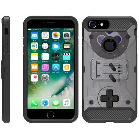 TurtleArmor Â® | For Apple iPhone 6 | Apple iPhone 6s [Full Body Protection] Hybrid Kickstand Rugged Cover Holster Belt Clip Case - Classic Game (Best Simulation Games For Apple)