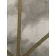 thumbnail image 2 of Luxe Marble Metallic Printed 100% Cotton 70" x 72" Shower Curtain in Silver, 2 of 5