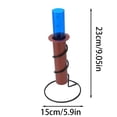 thumbnail image 2 of Outdoor Spiral Rain Gauge Bracket Rain Gauge Rainwater Collector Measuring Cylinder Gauge Double Table Saw Measuring Gauge Table Saw Insert Plate Band Saws for Woodworking 9 String Line Leveling, 2 of 3
