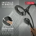 thumbnail image 3 of Delta 4-Setting In2ition - 75486CBL - Matte Black, 3 of 7