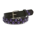 thumbnail image 2 of Kids 1" Snap On Punk Rock Studded Leather Belt, 2 of 6