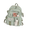 thumbnail image 4 of Mochila para mujer, moderna, ideal para mochileros, ideal para escaladas diarias y compras. Verde, 4 of 6