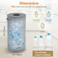 thumbnail image 2 of Lifewit 100L Round Recycling Bin for Kitchen Indoor Home, Large 26 Gallon Recycle Bin with Lid and Reusable Inner Bag, Tall Storage Can for Can Bottle Paper Plastice Glass Stickers, Gray, 2 of 9