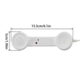 thumbnail image 2 of Retro Handset Mobile Phone Microphone, 3.5mm Jack Headset with Volume Control, Noise-Canceling Speaker for Android Devices, Vintage-Style Communication Accessory, 2 of 2