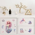 thumbnail image 3 of 3 Sheets 3 Styles PVC Waterproof Decorative Stickers Self Adhesive Decals for Furniture Decoration Mermaid 300x150mm 1 sheet/style, 3 of 9