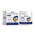 thumbnail image 1 of pet teeth cleaning powder gently cleanses dental plaque, stains, oral odor, and freshens breath for pets, 1 of 5