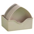thumbnail image 1 of CNKOO 1 Set Fruit Plate Food Grade BPA Free Smooth Edge Unique Shape Heat-Resistant Multipurpose Stackable Heart-Shaped Desktop Spit Bone Dish Fruit Tray Kitchen Supplies, 1 of 8