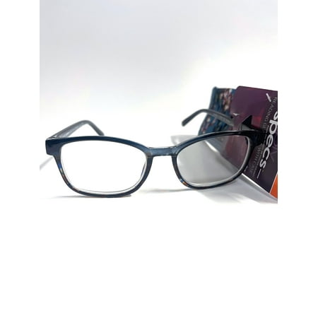 Foster Grant Simply Specs Misha square +2.50, Black