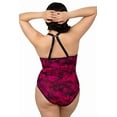 thumbnail image 3 of Curvy Couture Sheer Mesh Bodysuit 1372, 3 of 6