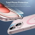 thumbnail image 5 of for iPhone 16 Pro Max Case, Compatible with MagSafe, Shockproof Military-Grade Protection, Magnetic Phone Case for iPhone 16 Pro Max, Classic Hybrid Case (HaloLock), Clear, 5 of 5
