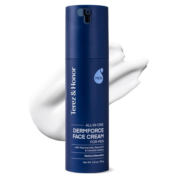 Crema facial TEREZ & HONOR 6 en 1 DermForce Antiedad para hombres 80 ml