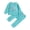 Blue, variant on Summer Outfit for Baby Baby Girls Boys Patchwork Rainbow Long Sleeve Sweatshirt Tops Solid Pants Trousers Outfit Set 2PCS Clothes Child Kids Trendy Fall Winter Clothing Set