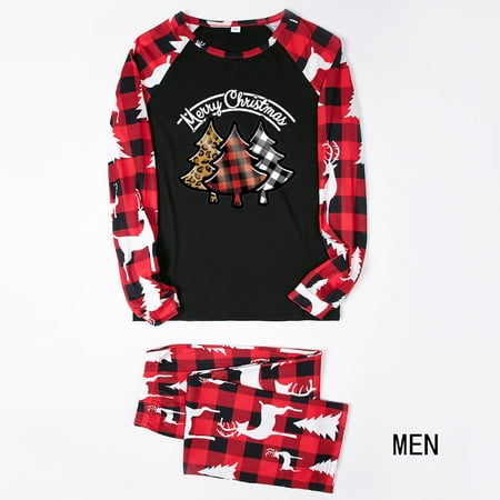 

Leutsin Matching Family Christmas Pajamas Set Christmas Pjs For Family Set Top And Long Pants Sleepwear Sets