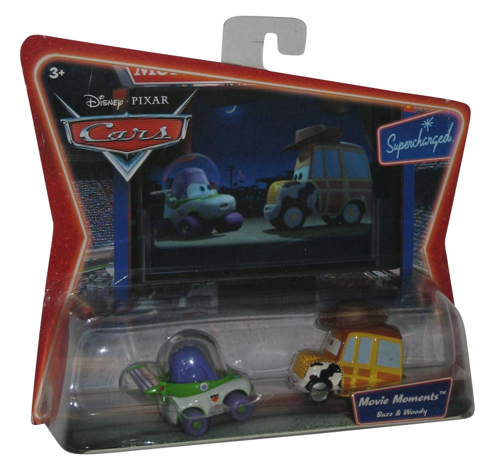 Red de comunicacion Bigote persona que practica jogging Disney Pixar Cars Movie Moments Toy Story Buzz & Woody Car Toy Set -  Walmart.com