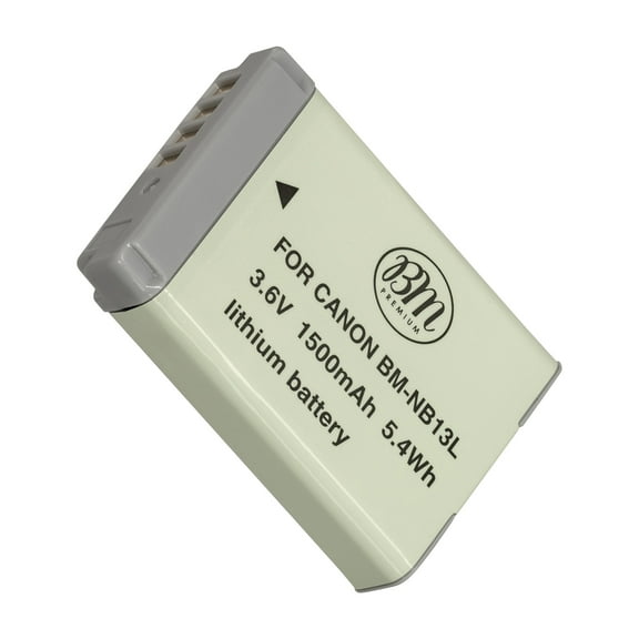 BM Premium 1500mAh Power Battery for Canon PowerShot G5 X Camera, NB-13L