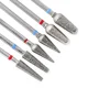 thumbnail image 4 of Brocas de cerámica para uñas de diamante, fresa para manicura, limas rotativas para cutículas izquierda y derecha, herramientas de accesorios para uñas DIY, 4 of 5