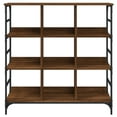 thumbnail image 2 of vidaXL Sideboard Brown Oak 102x32x103.5 cm Engineered Wood, 2 of 5