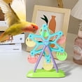 thumbnail image 4 of Pet Supplies Colorful Ferris Wheel Food Container Parrots Feeding Toy Training Supplies with Cups, 4 of 8