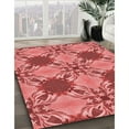 thumbnail image 2 of Ahgly Company Indoor Square Patterned Love Red Area Rugs, 3' Square, 2 of 6