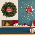 thumbnail image 2 of Christmas Wreath for Front Door, Artificial Balls Berries Pine Cones Wreath Home Wall Decorations; 13.78inches, 2 of 6