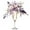 Champagne Flower Bird, variant on FORMRS Acrylic Clipboard with Low Profile Clip Standard A4 Letter Size, 12.5" x 9", Cars Tractors Leaf Pattern