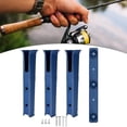thumbnail image 6 of GARENDE 3 Tube Rod Holder Portable Adjustable Side Mount Fishing Rod Holder Bracket for blue, 6 of 9