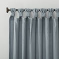 thumbnail image 2 of Archaeo Washed Cotton Twist Tab Curtain, 52"W X 63"L, Storm Blue, 2 of 8