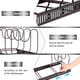 thumbnail image 5 of Organizador de tapas de ollas y sartenes para gabinetes de cocina, con compartimentos expandibles y ajustables., 5 of 9