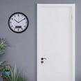 thumbnail image 4 of Reloj de pared clásico con calendario y fecha, silencioso, digital, redondo, de 10 pulgadas Negro, 4 of 8