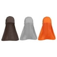thumbnail image 1 of Unique Bargains Chapeau Pare-Soleil pour le Cou, Lot de 3 Bonnets Rafraîchissants Type Skull Cap pour la Pêche et la Randonnée, Brun Gris Orange, 1 of 6