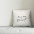 thumbnail image 2 of Creative Products Kiss Me Goodnight 16x16 Spun Poly Pillow, 2 of 2