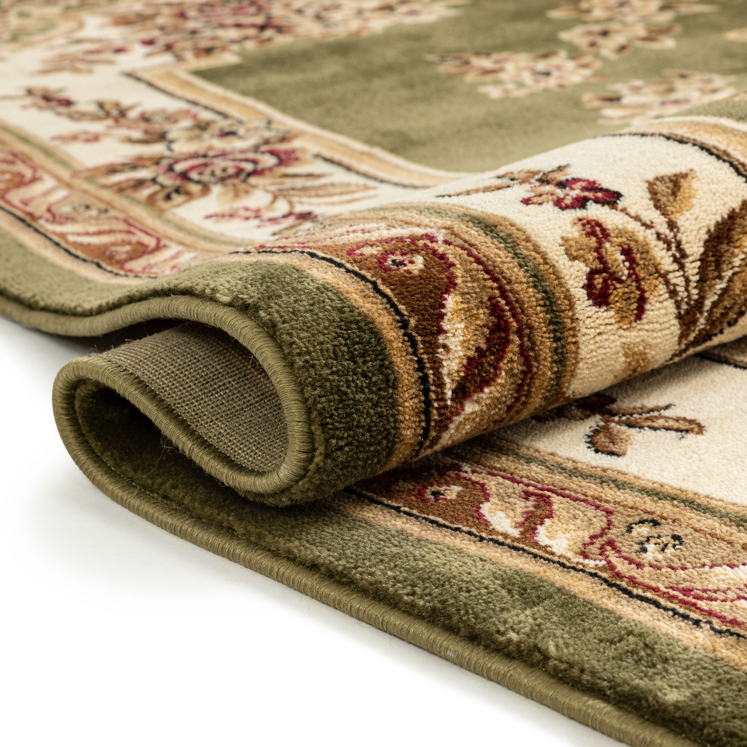 Well Woven  Le Petit Palais Traditional Rug, Green - 10 ft. 11 in. x 15 ft.