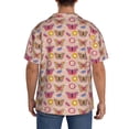 thumbnail image 3 of Sikiie colorful Butterfly Daisy Men's Cuban Shirt, Hawaiian Shirts, Business Casual Button Down Shirts, Short Sleeve Shirt-XX-Large, 3 of 5