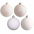 thumbnail image 2 of Vickerman 12" Champagne 4-Finish Ball Ornament, 4 per Bag, 2 of 3