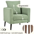 thumbnail image 2 of Comfy Chair with Non - deformable Cushion / Ideal for Coffee Time / Comfortable Back Support, 2 of 5