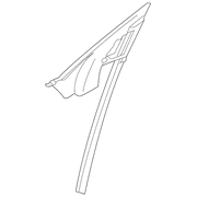 Genuine OE Mercedes-Benz Window Guide - 117-725-02-29