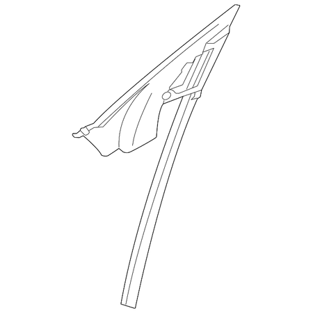 Genuine OE Mercedes-Benz Window Guide - 117-725-02-29
