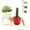 Red, variant on Goofy Garden Funny Planters, Sleepy Sprout Planter, Cute Lying Figure Pot with Drainage