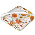 thumbnail image 2 of Bingfone Autumn Print Flannel Fleece Blanket Throw Blanket for Bed,Sofa,Couch,Travel,Camping(80"x60" ), 2 of 8