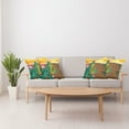 thumbnail image 4 of Ambesonne Cactus Throw Pillow Cover 4 Pack, Cartoon Desert Landscape, 24", Multicolor, 4 of 5