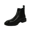 thumbnail image 3 of Men's Slip On Boot STEVE MADDEN Leather Upper Plain Toe Hatton Black, 3 of 8